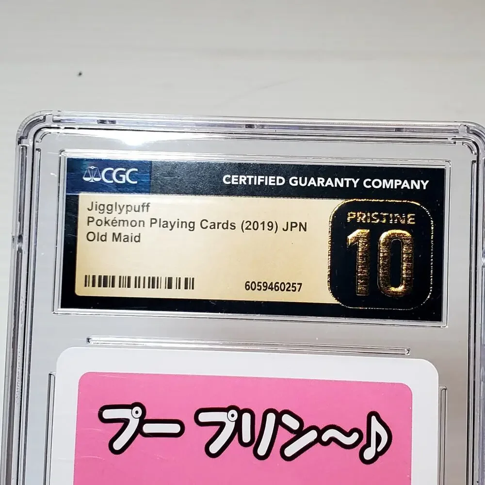 CGC 10 Pristine Jigglypuff Old Maid 2019 Japanese Pokemon Card